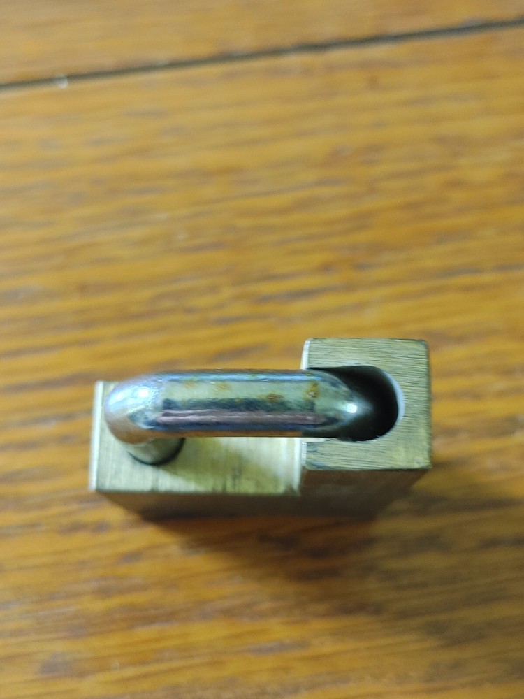 Vintage Trailer Coupler Lock Padlock With Key