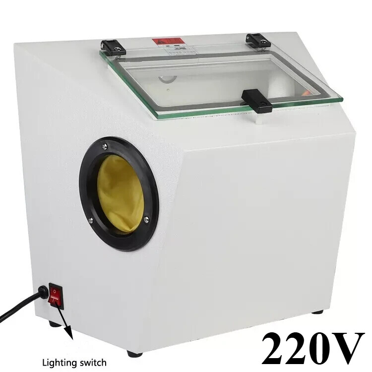 Portable Sand Blasting Machine Jewelry Mini Small Sandblaster Machine Tools 220V