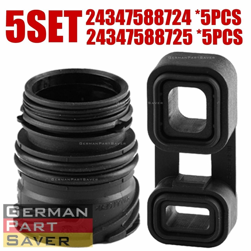 5SET BMW E88 E90 E60 X5 E70 X6 Auto Transmission Sealing Sleeve + Plug Adaptor