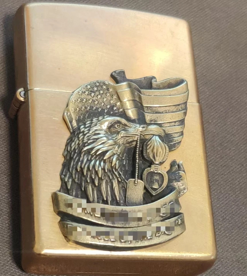 1 piece Brass Eagle Flag sticker DIY lighter decoration accessories