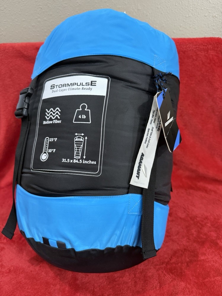 Adamant Stormpulse Dual-Layer Climate-Ready Sleeping Bag, 10 Degrees Fahrenheit