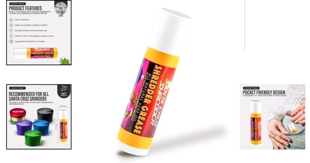 Smooth & Efficient Herb Grinding with Universal All-Natural Lubricant Grease