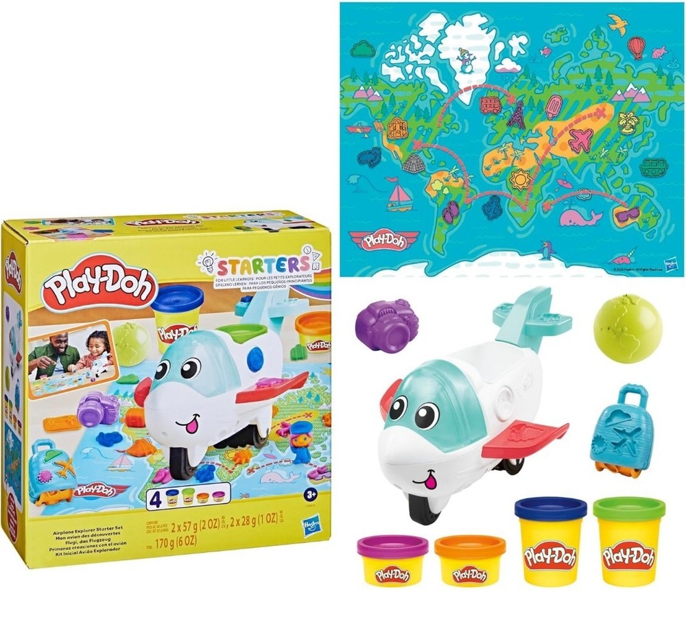 Play-Doh Starters Airplane Explorer Starter Set New