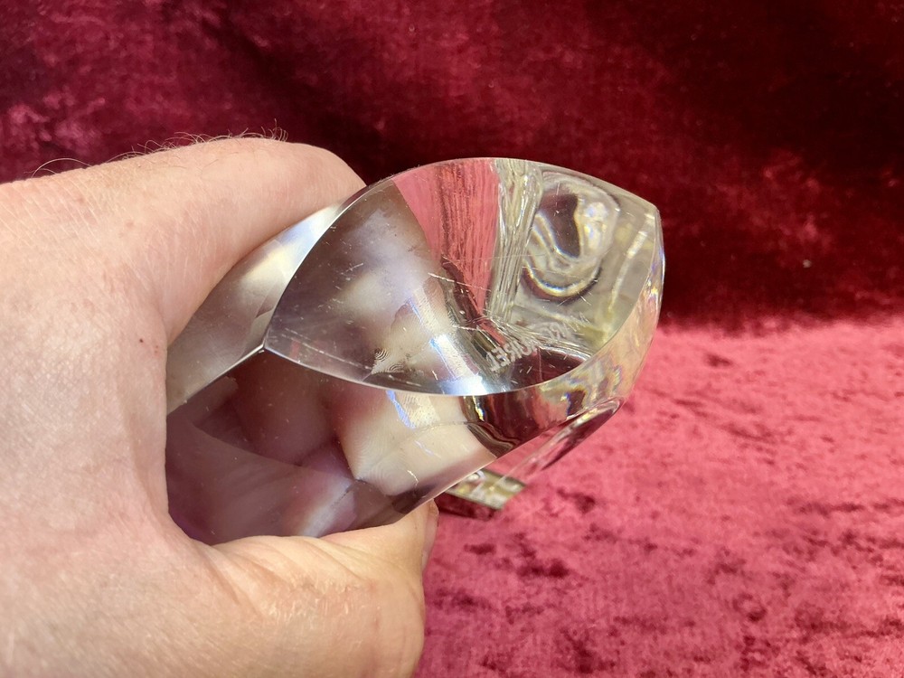 An Exquisite Hallmarked Silver & Crystal Candleabrum Candlestick. Sheffield 2005