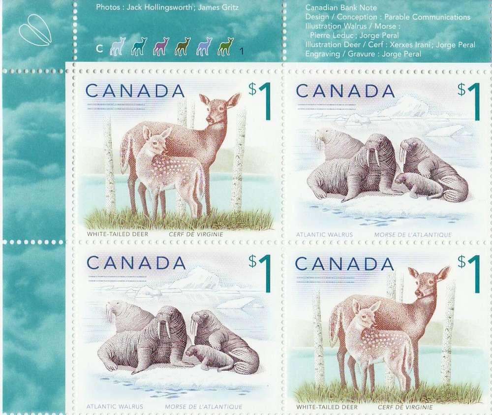 Canada Stamp (PB)#1689a - Wildlife Definitive-High Values (2005)