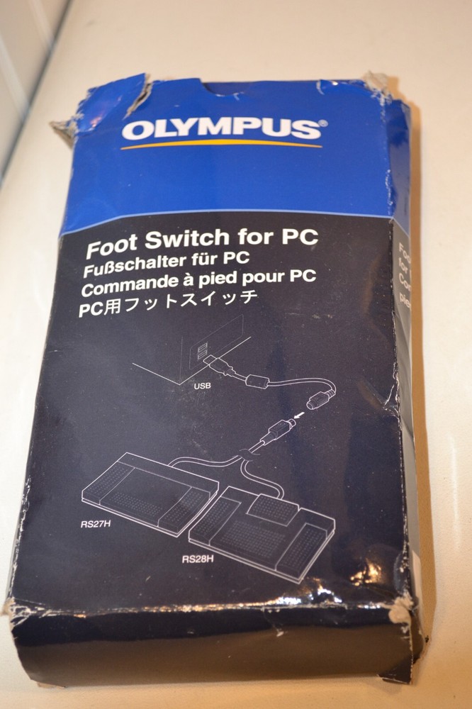 Olympus RS-27H 3-Button Footswitch with Keyboard Function UNUSED