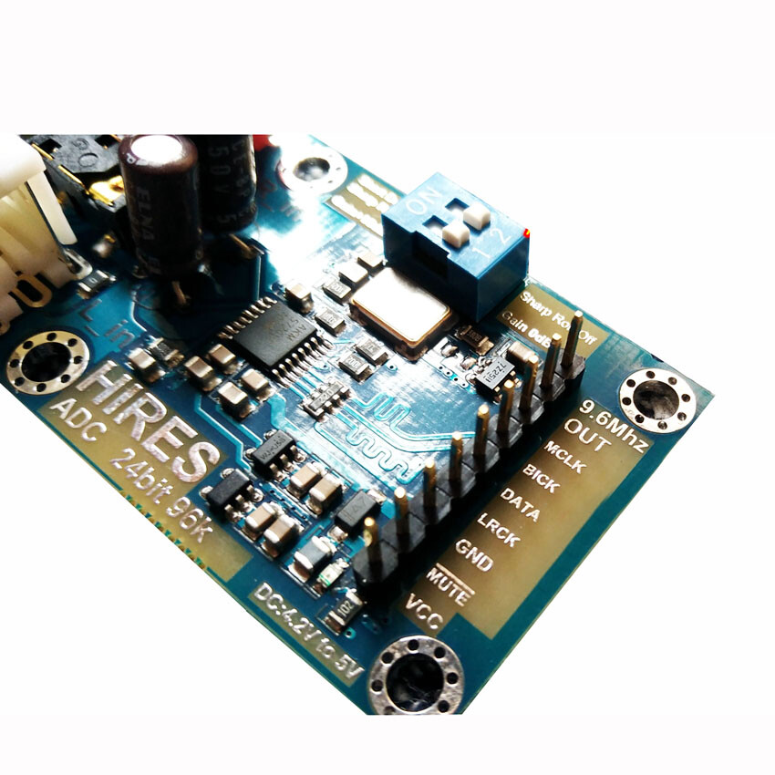I2S ADC audio I2S capture card module master mode development board