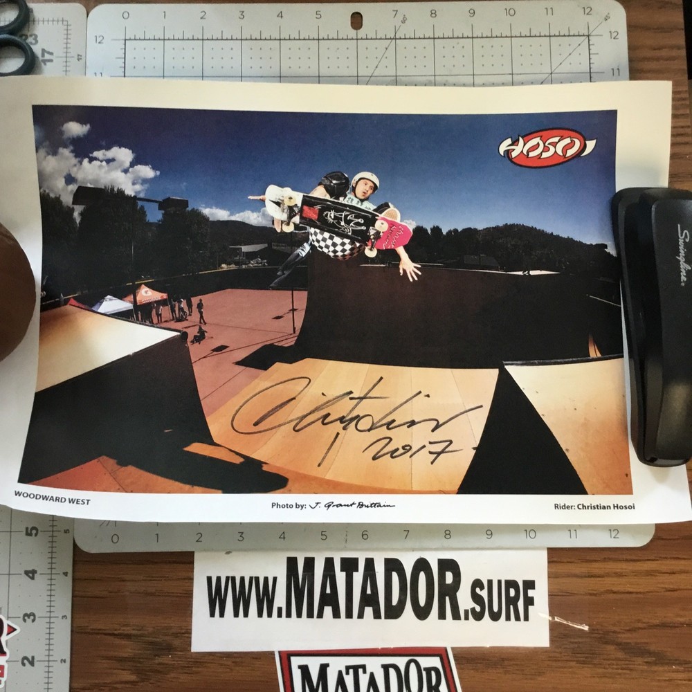 2017 Signed Christian Hosoi Poster
