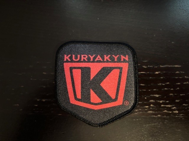 Motorcycle PATCH Kuryakyn 3"X3" IRON ON