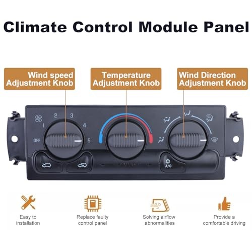 A/C Heater Air Conditioning Switch Climate Control Module Panel for Chevy