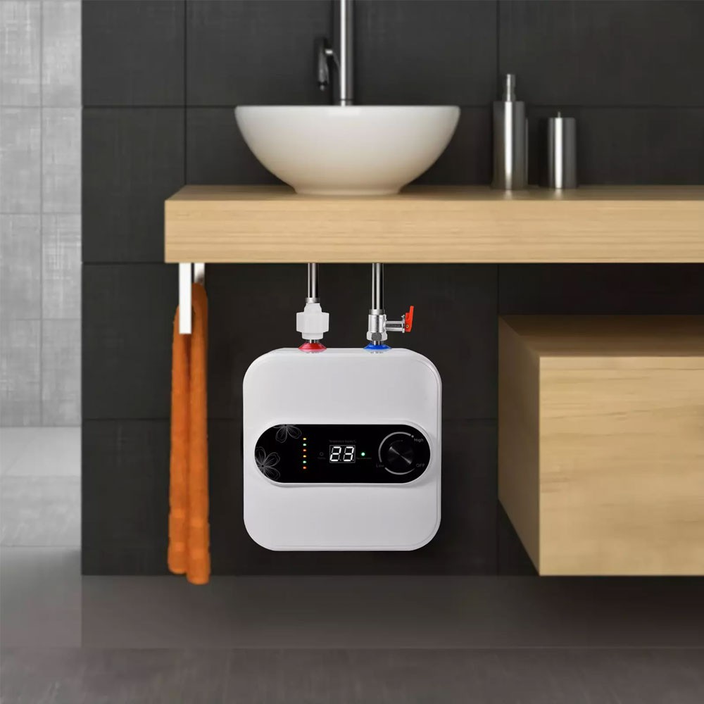 Electric Instantaneous Water Heater for Under Sink Basin Mixer Instant Heater US