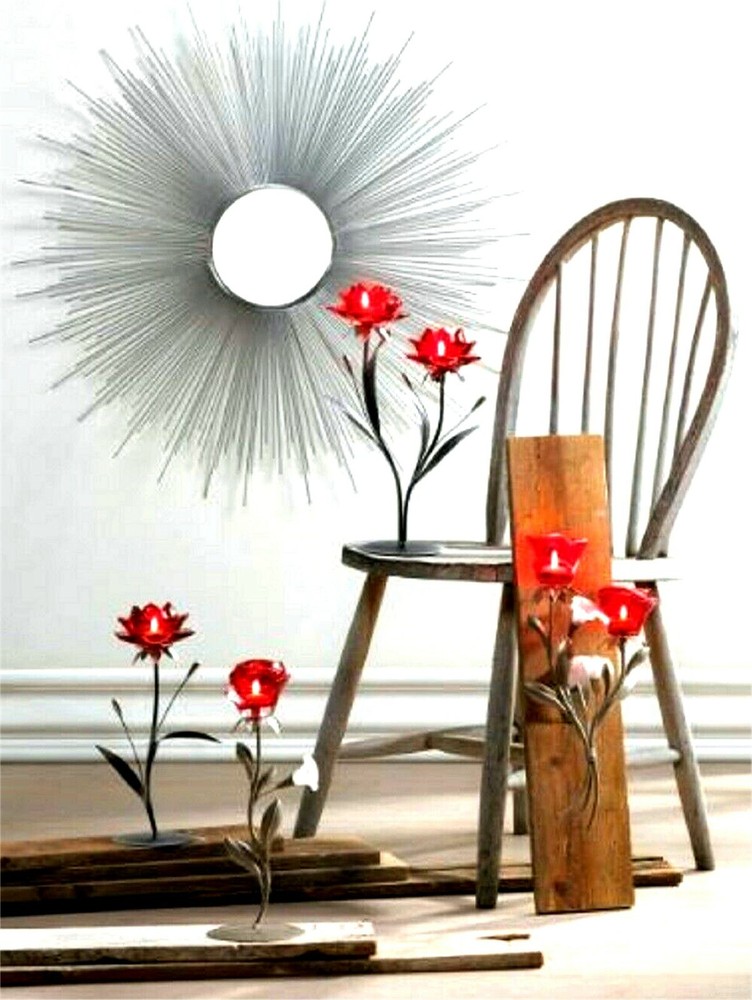 ROMANTIC!,,,RUBY ROSE LOVE VOTIVE CANDLE HOLDER ** NIB