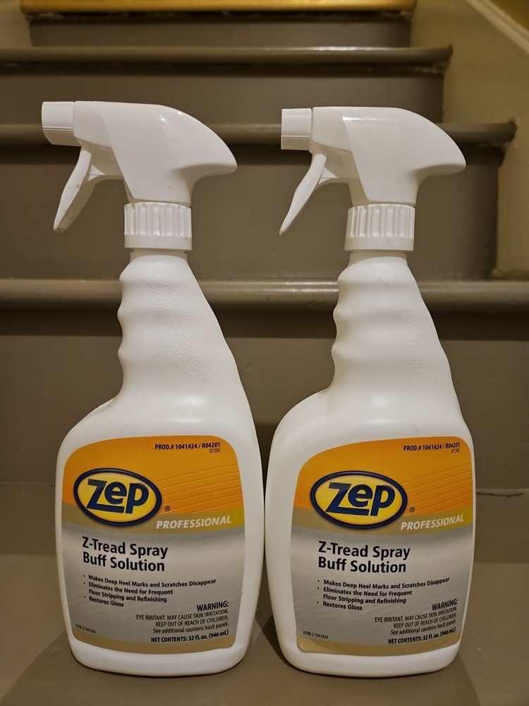 Zep Z-Tread Buff-Solution Spray 32 Oz Two Bottles