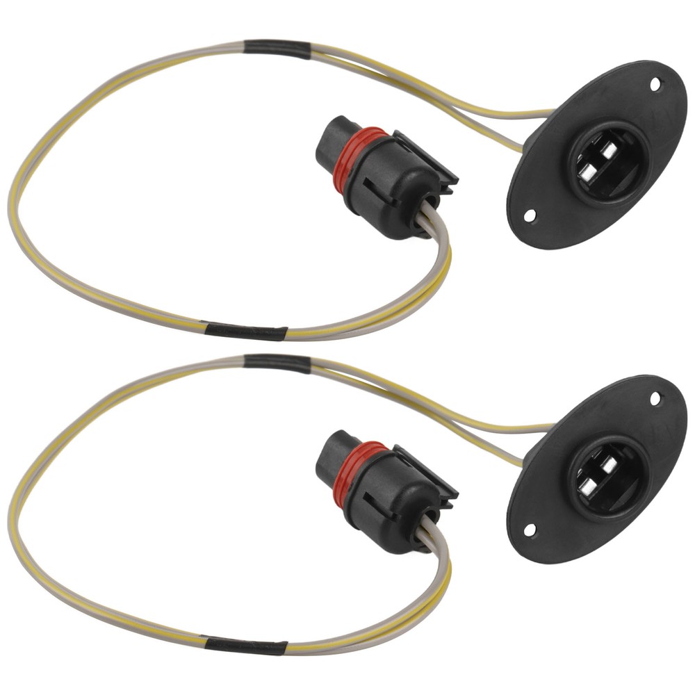 2x Rear License Plate Light Wire Harness Socket For 94-01 Dodge Ram 1500 2500