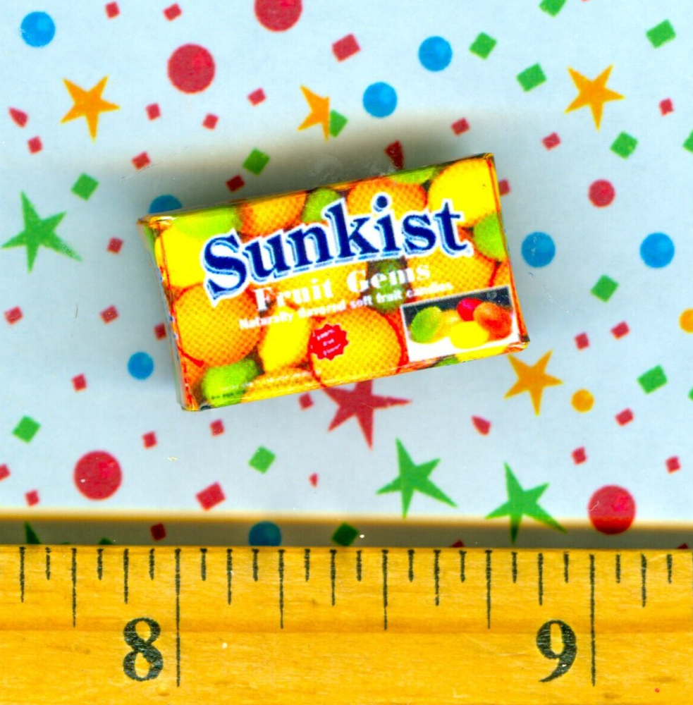 Dollhouse MINIATURE Size Fruit Candy Box
