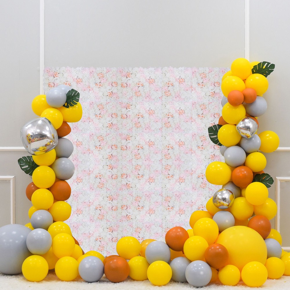 20pcs Artificial Flower Wall Panel Wedding Backdrop Decoration 16''x24'' NEW