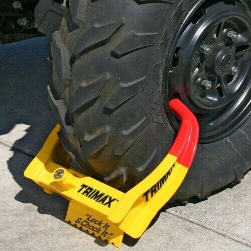 Trimax Wheel Chock Lock TCL75 Deluxe Universal Wheel Lock