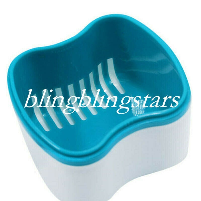 1/3/5/10 Pcs Dental Denture Teeth Box Storage Case Rinse Basket Container Bath