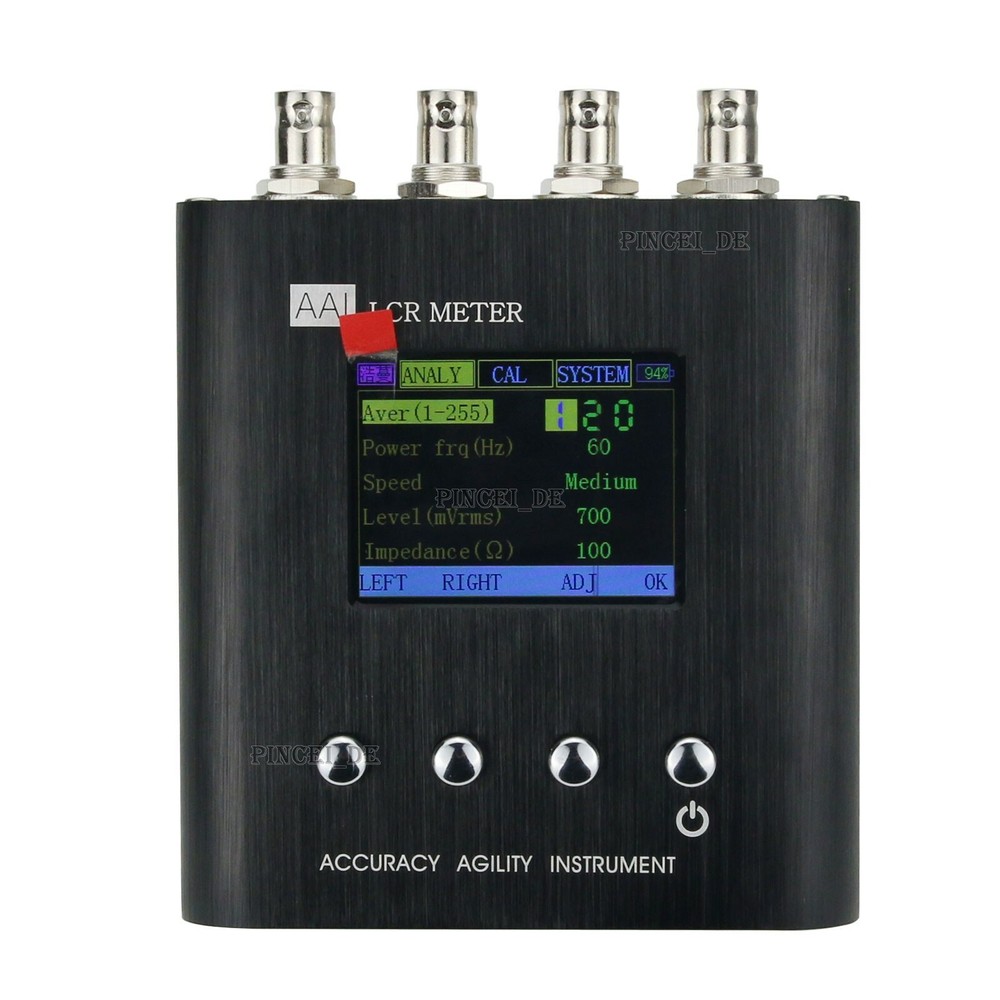 LCR Meter LCR Component Tester 2.4" TFT Color NJ100S 23 Frequency Points