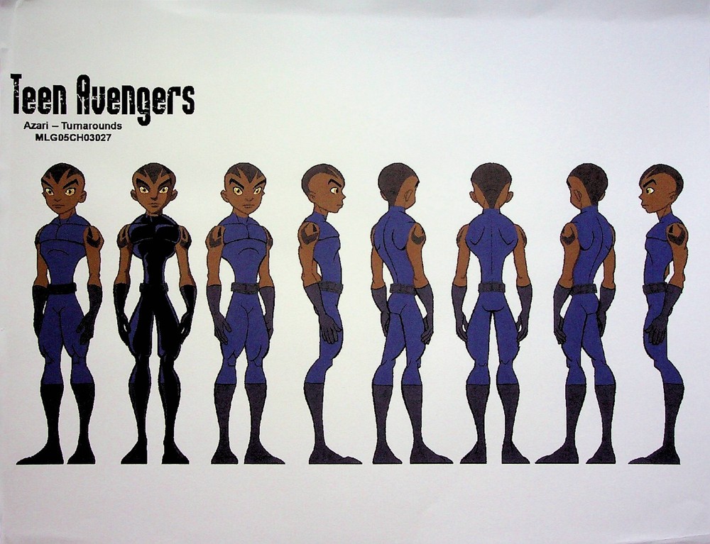 Young Avengers 2013 Production Model Cel Layout Copy Marvel Comics #HV