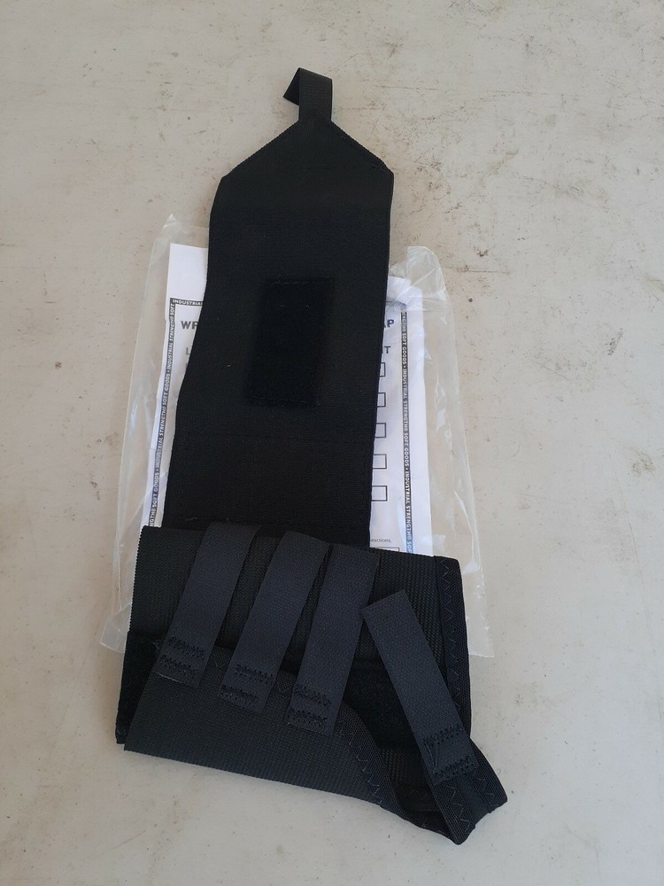 New DECADE Wrist Brace With Power Strap Black Left 41634 XL