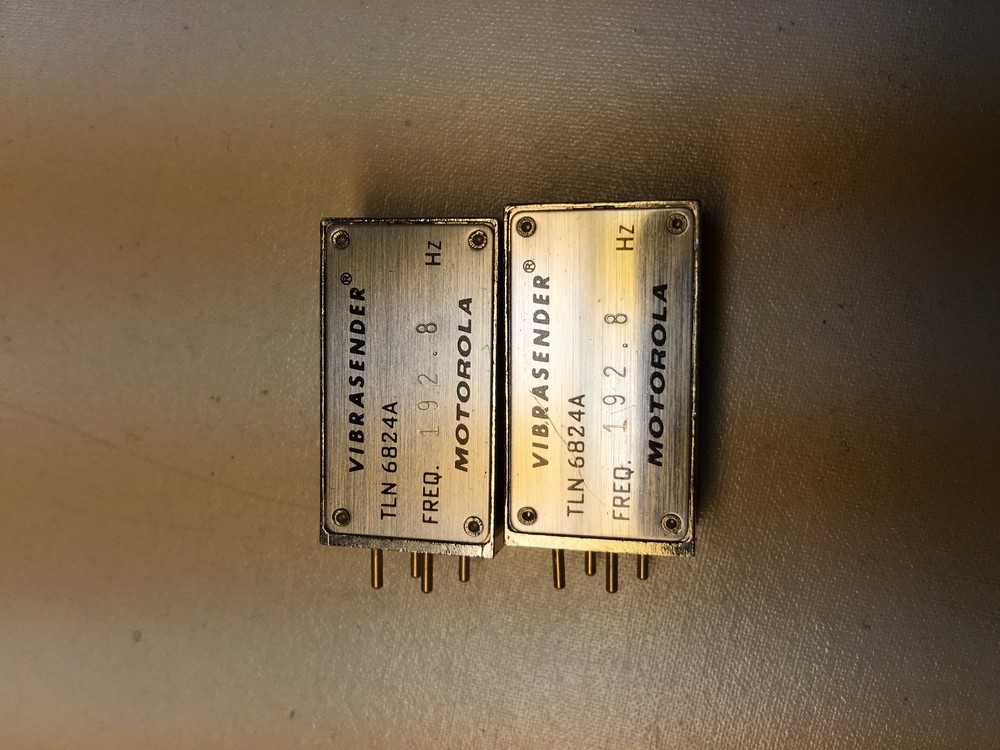 Motorola PL Vibrasender Vibrasponder Reed CTCSS