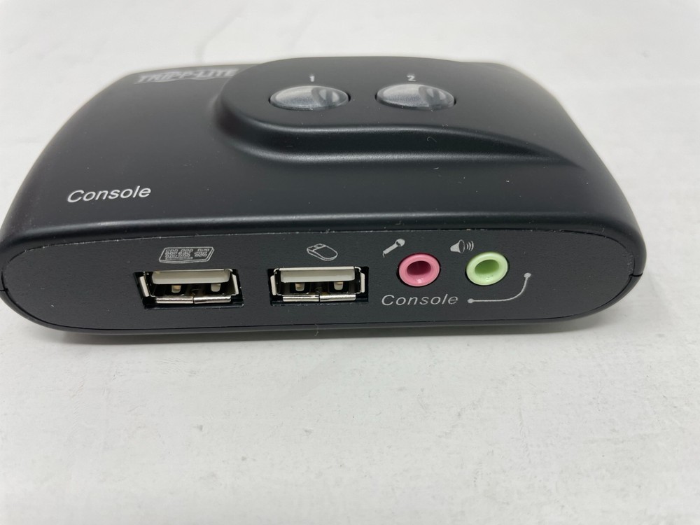 Tripp-Lite Compact USB KVM Switch 2Port with Audio (Open Box)
