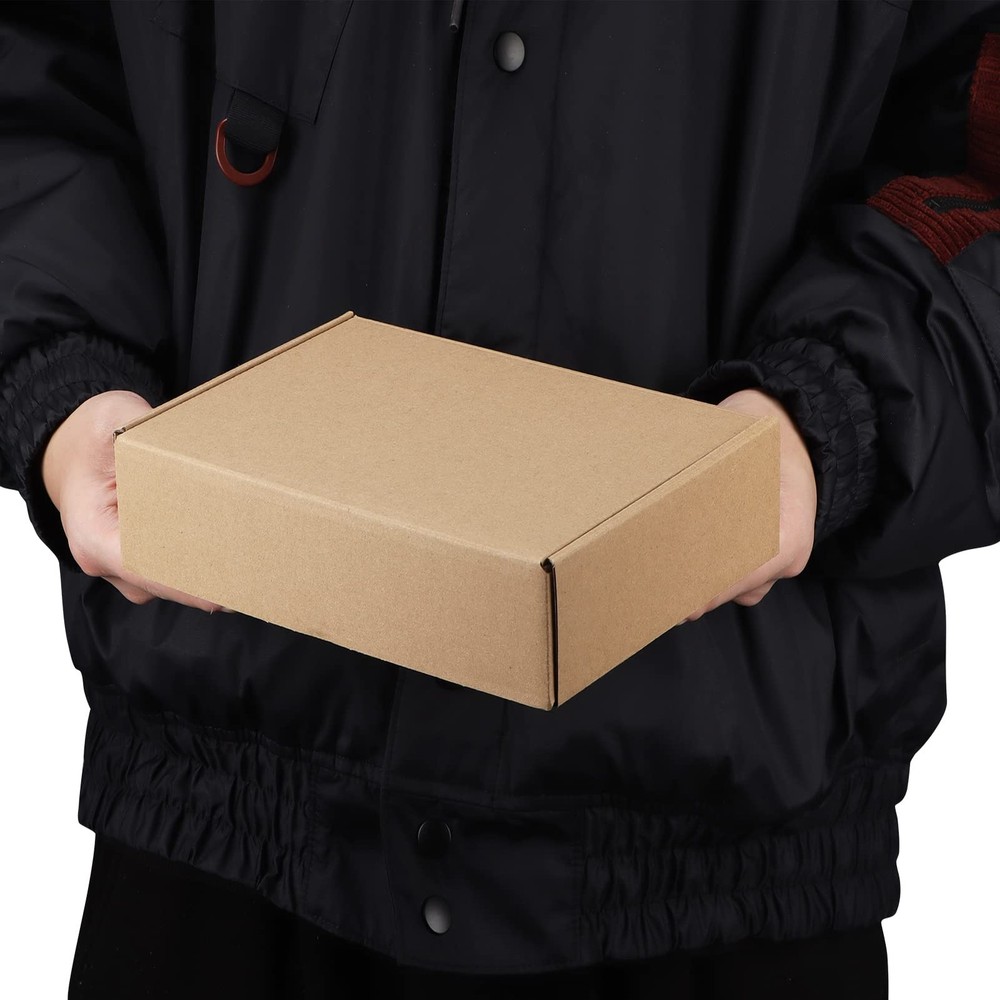 PHAREGE 9x6x2 inch Shipping Boxes Bulk 50 Pack 50 Pack, Brown