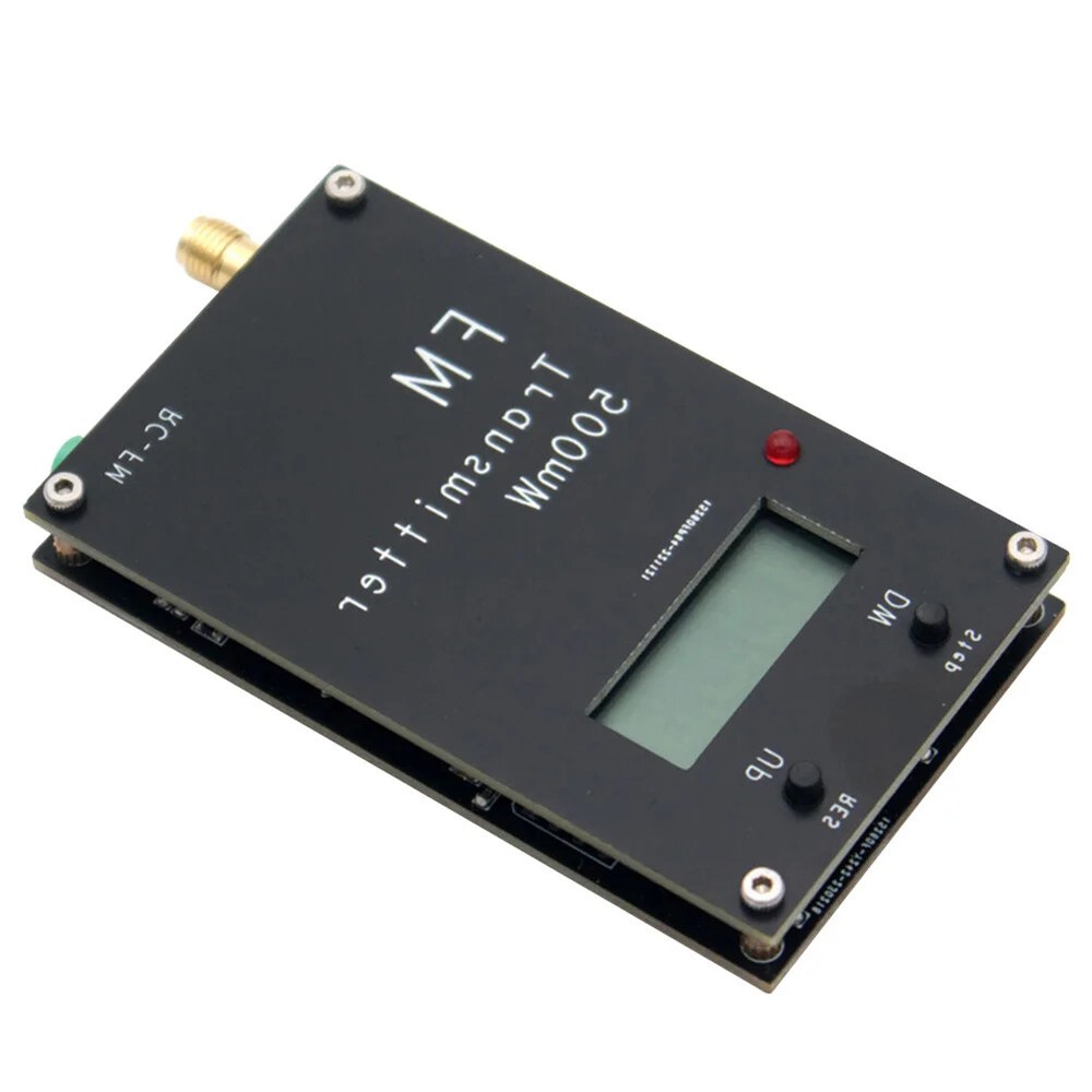 2KM 0.5W FM Transmitter LED Digital Display Audio Stereo Transmits