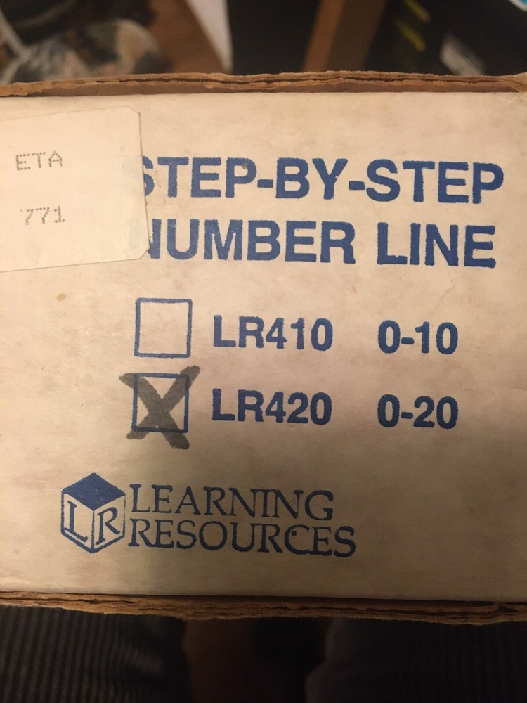 Step-By-Step Number Line Learning Resources LR410-0-10 No Box Used Once Great