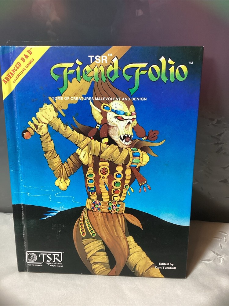 Vintage Advanced D&D 1981 1st. Ed Fiend Folio Guide