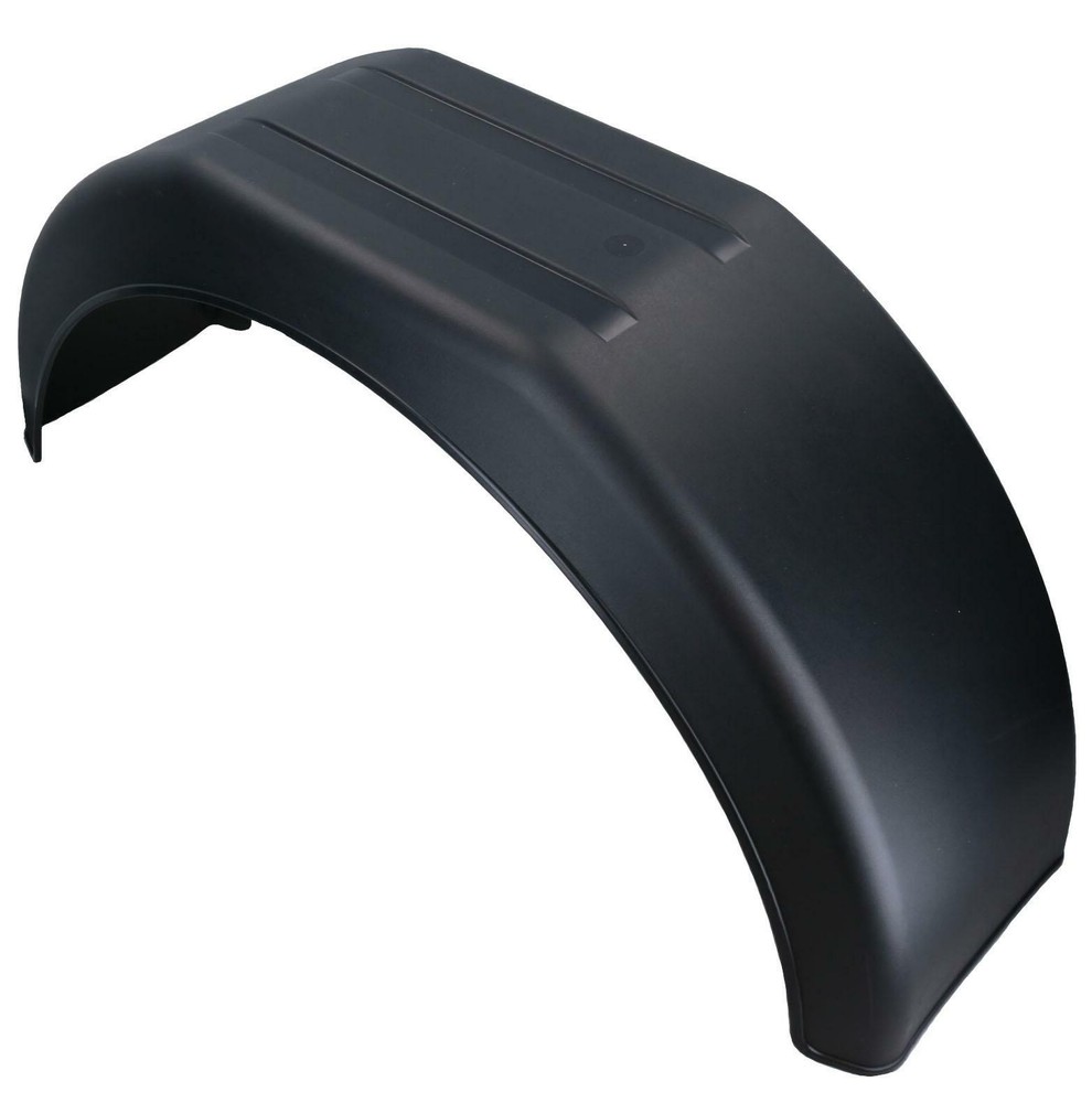 13" Plastic Mudguard Fender (Single) Offset Fit & Mud Guard Angle (LARGE) Brack