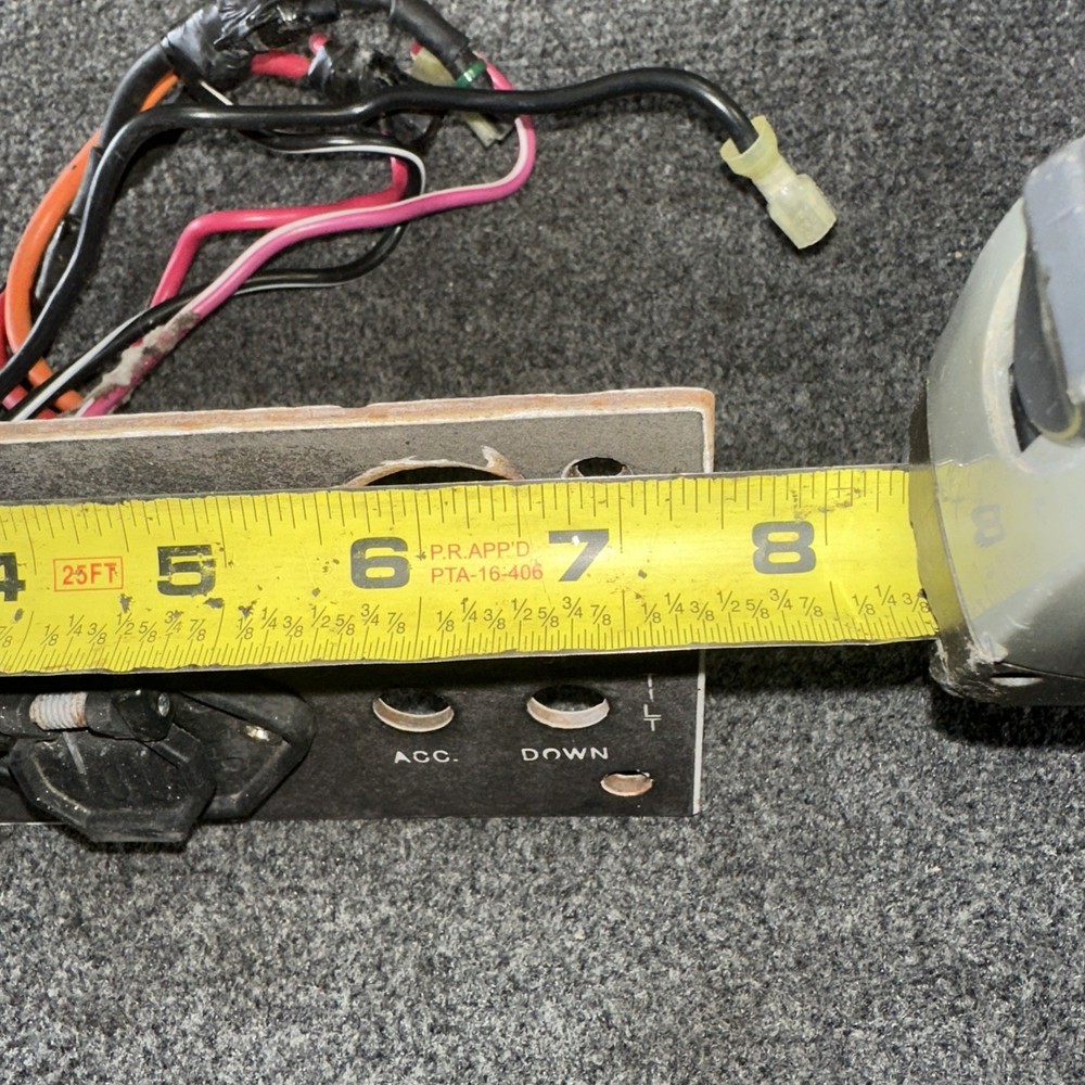 Norris Craft Bass Boat Front Bow Trolling Motor Switch Panel