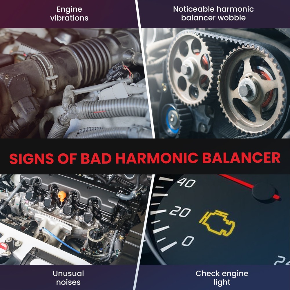 Engine Harmonic Balancer for Nissan Cube NV200 Sentra Tiida Versa Juke Rogue