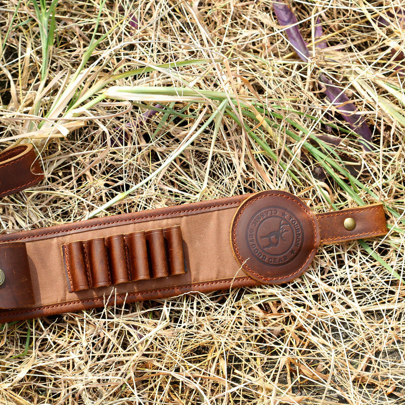 Adjustable Rifle Sling with Swivel - Accessories Pouch & Shooting Rest Loop