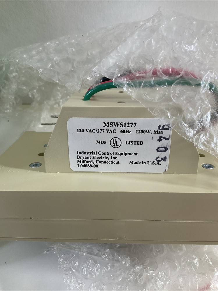 Bryant Infrared Motion Switch MSWS1277