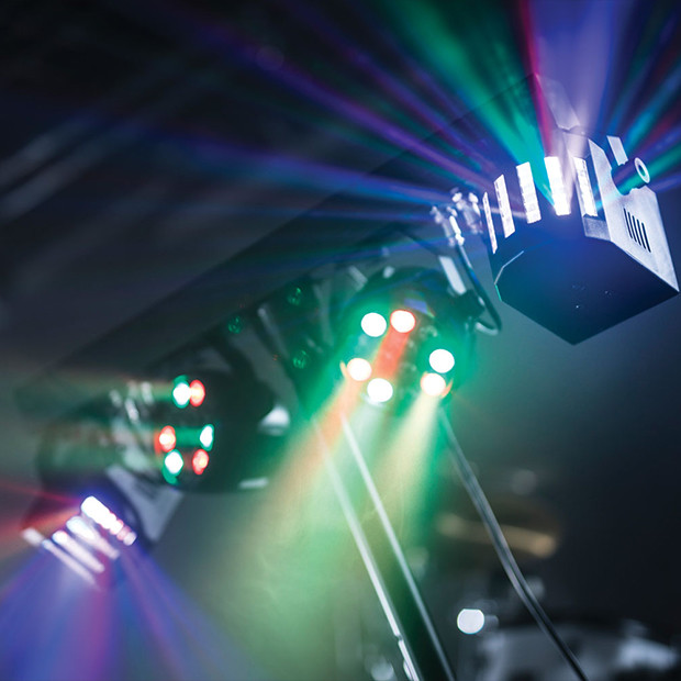 QTX LED Derby FX Bar with Stand
