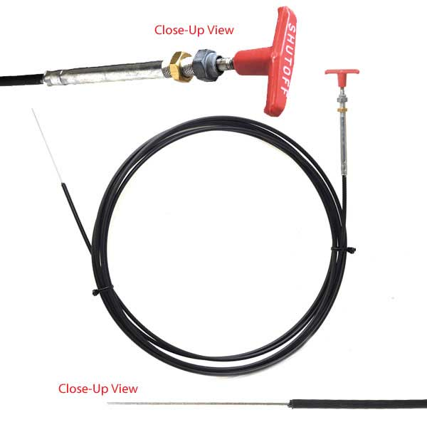 Glendinning Boat Fire Suppression Cable A6985/25 | 25 Foot