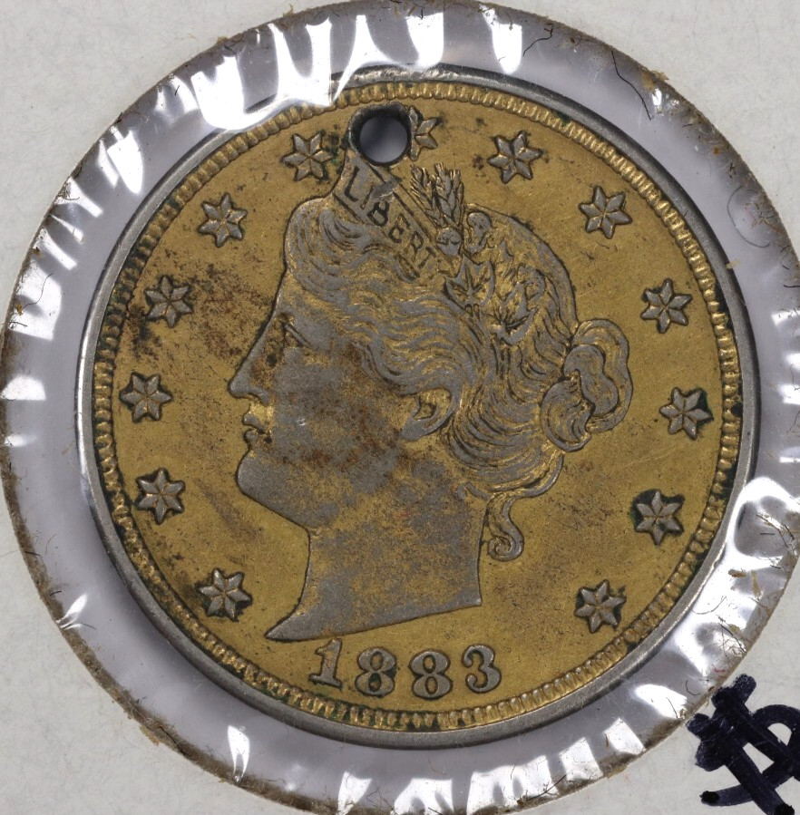 1883 Racketeer Liberty Nickel 5C