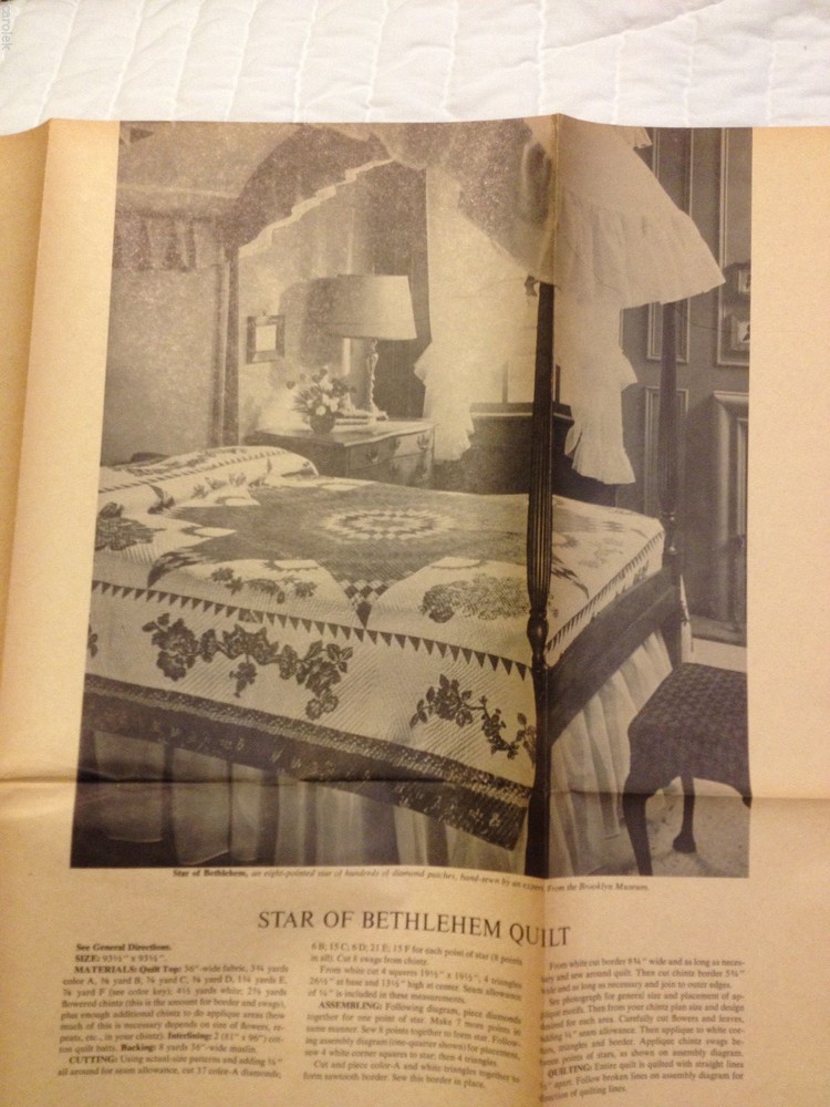 Vintage 1961 American Needlework Craft Patterns Patchwork April Womans Day