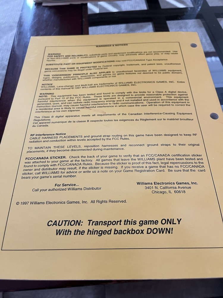 No Good Gofers Pinball Manual
