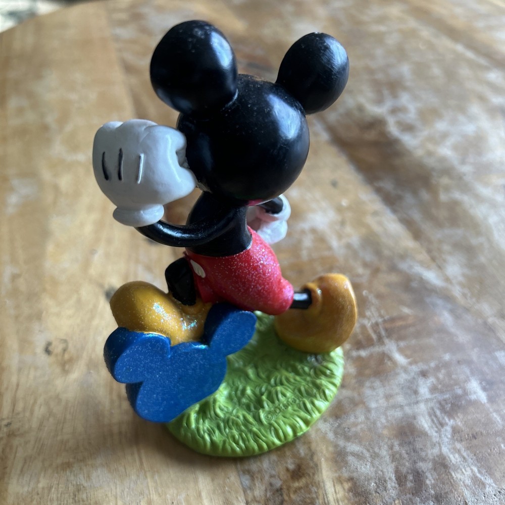 Disney Home Decorative Green Tabletop Mickey Mouse Statue (5")