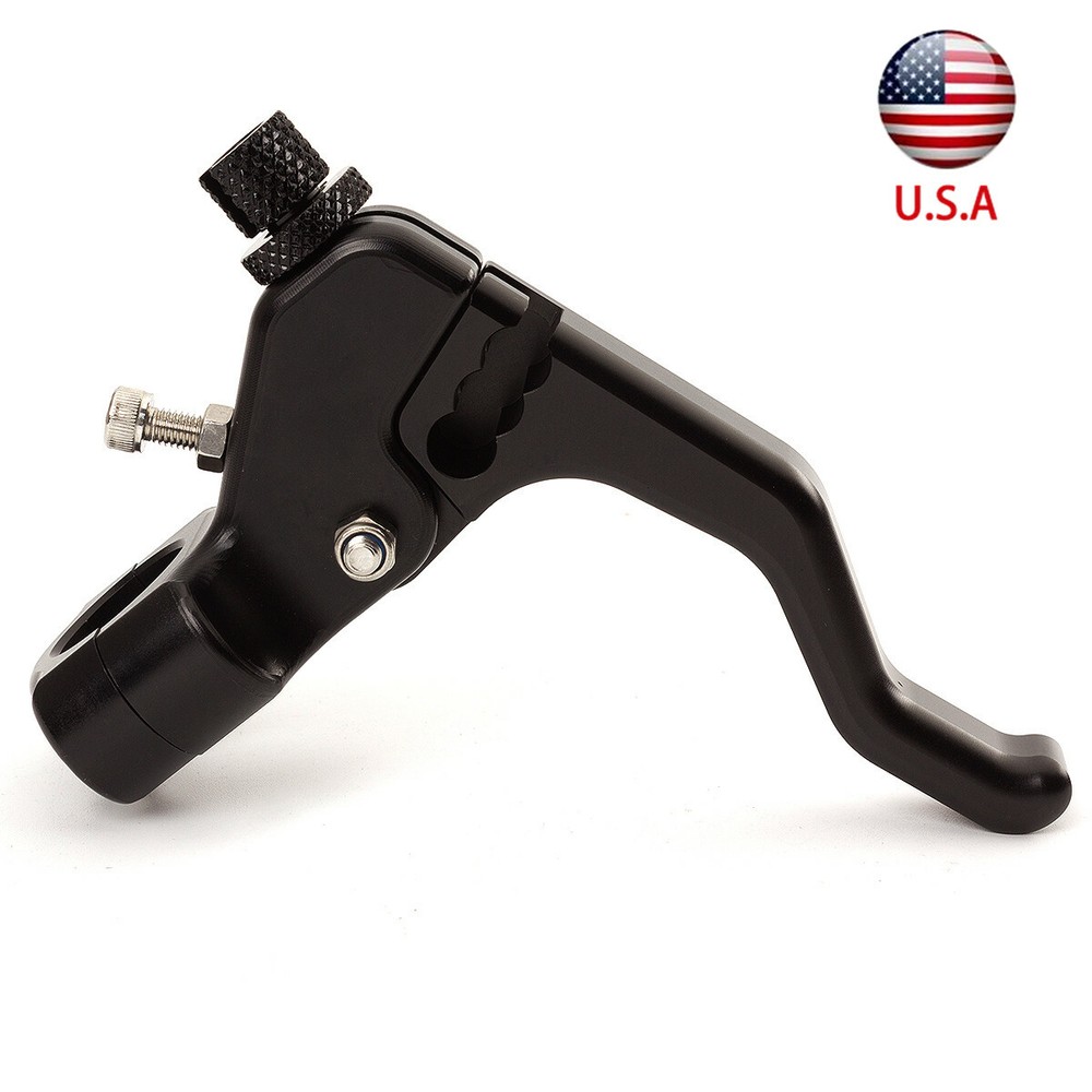 CNC Universal Short Motorcycle Clutch Lever For Stunting (1 Finger Easy Pull)