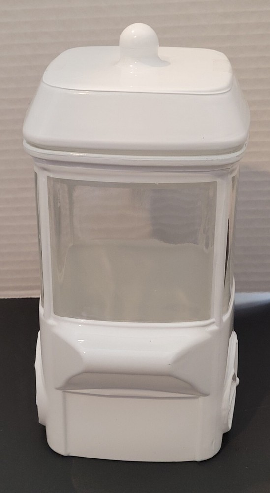 NEW CANDY JAR WHITE POPCORN CART