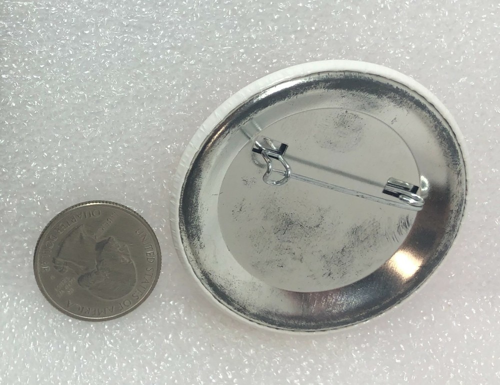 Huntington Stop Wash Hands Pin