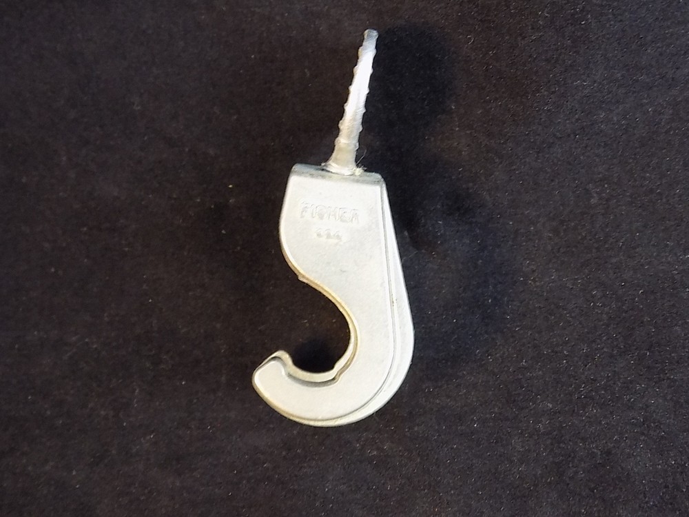 LABORATORY HOOK ROD CLAMP FISHER FLEXFRAME with angled thumb screw