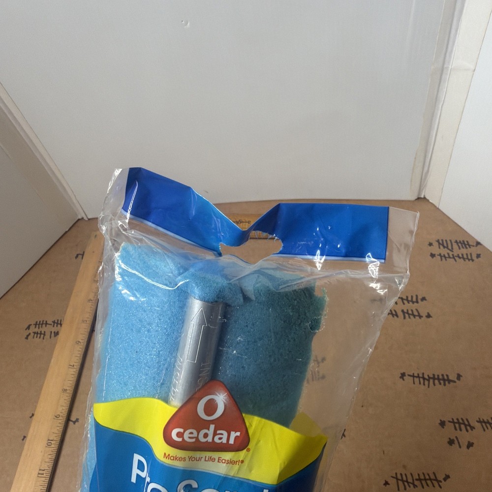 New FLAW O Cedar Pro Scrub Roller Mop Refill Wave Sponge Head Replacement