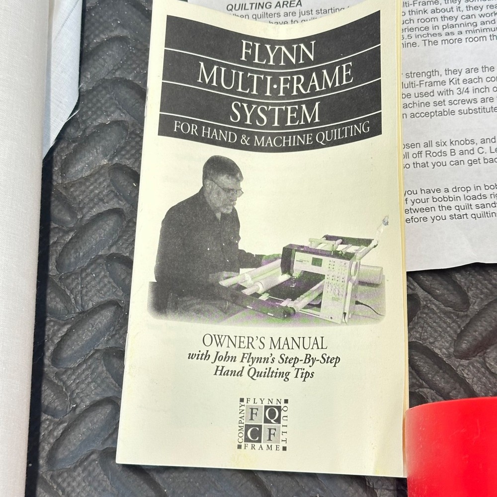 Flynn Multi-Frame System For Hand & Machine Quilting Boxed