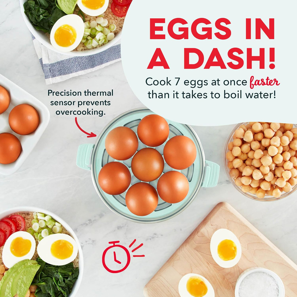 Electric Egg Cooker - 7 Egg Capacity