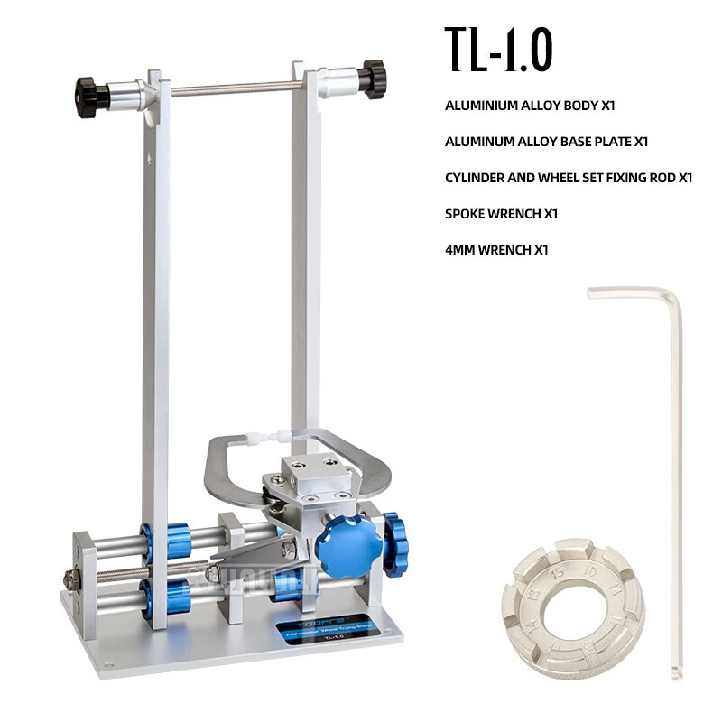 Road Bicycle Wheel Dressing Stand Bicycle Wheel Repair Tool with Dial Indicator'